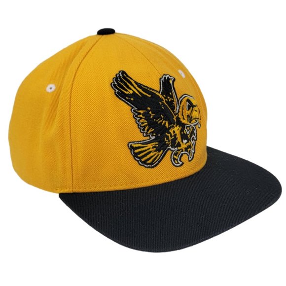 Iowa Hawkeyes Snapback Ball Cap Football Baseball Hat Big Logo Wool Blend Zephyr - Picture 3 of 7